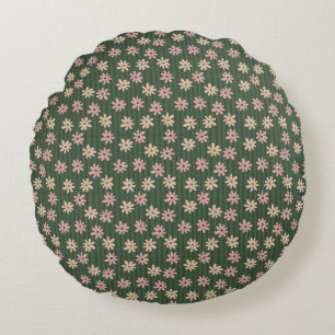 Coussins Ronds Les Fleurs Fleurissent Pour Leur Propre Joie