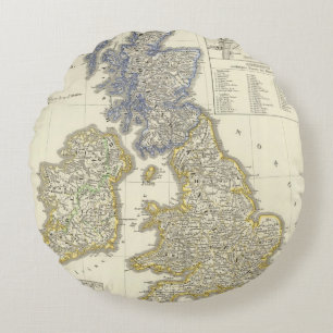 Coussins Ronds Les îles britanniques à partir de 1066 à 1485