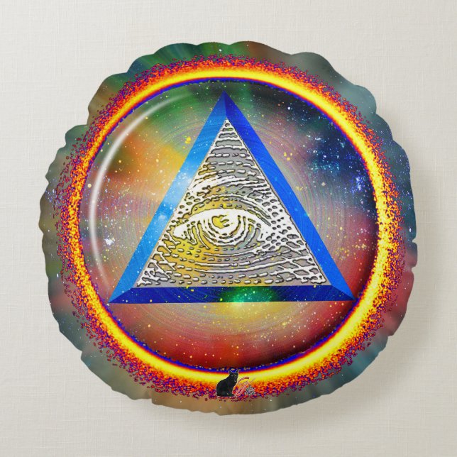 Coussins Ronds Les lentilles de la Providence (Devant)