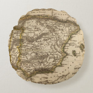 Coussins Ronds L'Espagne et le Portugal 8