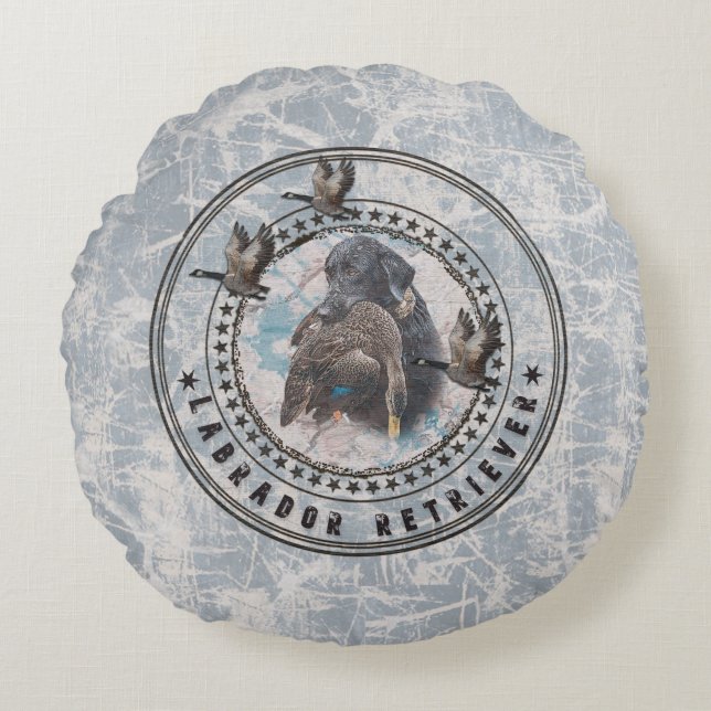 Coussins Ronds Lester Labrador Lancer Pillow Beverage Coaster (Devant)
