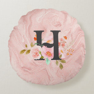 Coussins Ronds Lettre H