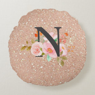Coussins Ronds Lettre N