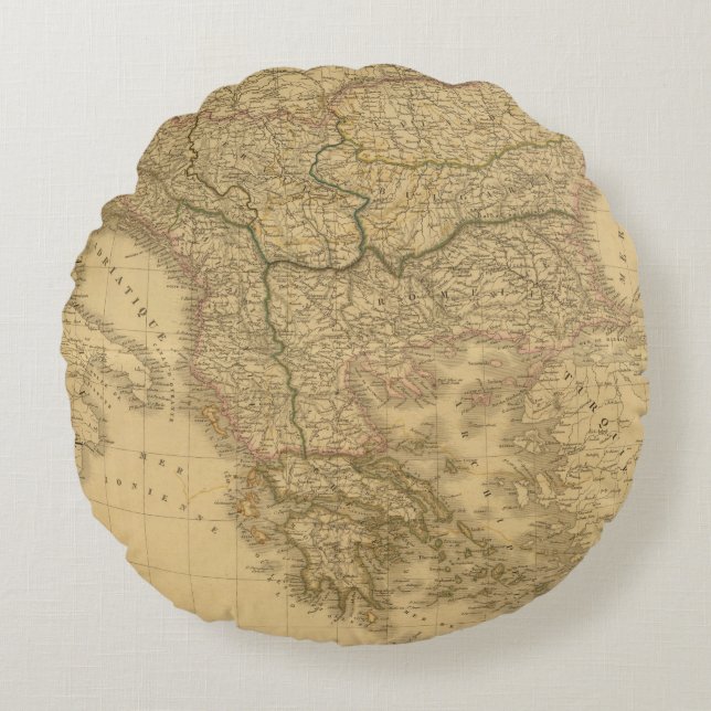 Coussins Ronds L'Europe 23 (Devant)