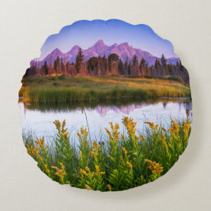 Coussins Ronds Lever de soleil de Teton