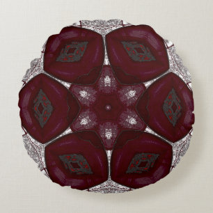 Coussins Ronds Lèvres Fleur Prem Mandal