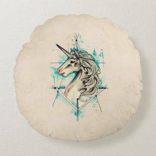 Coussins Ronds Licorne