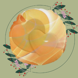 Coussins Ronds Lignes Abstraites Vague Moderne Amour Coeur Sourir