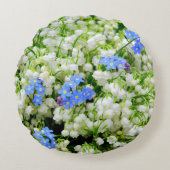 Coussins Ronds Lily de la vallée (Devant)