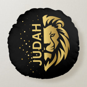 Coussins Ronds Lion de Juda