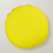 Coussins Ronds Lion Jaune Clair (Dos)