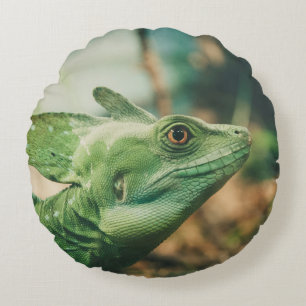 Coussins Ronds Lizard watch close up eye view