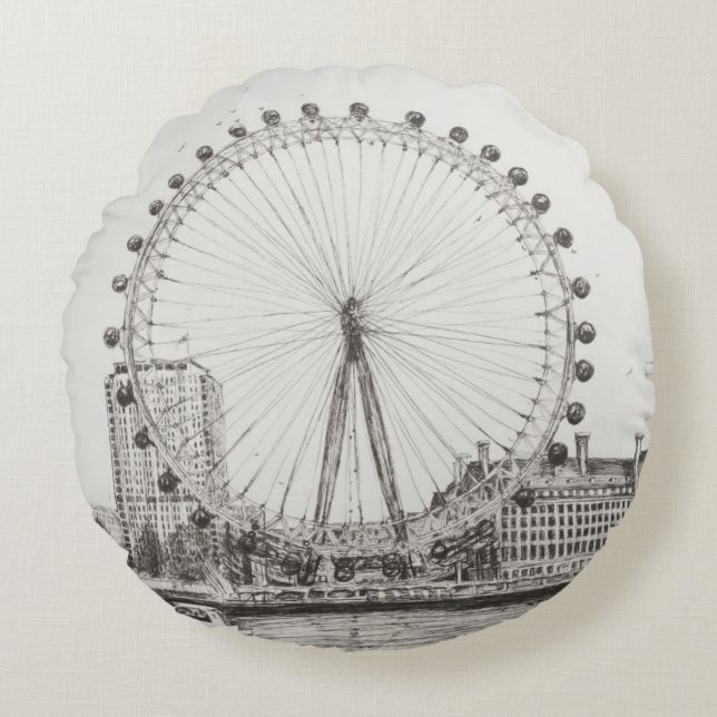 Coussins Ronds L'oeil 30/10/2006 de Londres (Devant)