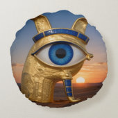 Coussins Ronds L'Œil égyptien (Dos)