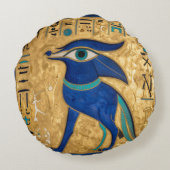 Coussins Ronds L'Œil Égyptien (Dos)