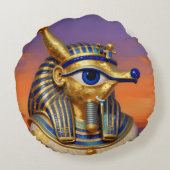 Coussins Ronds L'Œil égyptien ´5 (Dos)