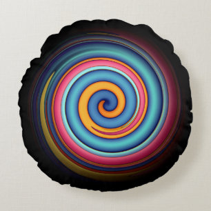 Coussins Ronds Lollipop Abstraite