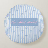Coussins Ronds L'oreiller rond bleu The Cloud Pillow (Devant)