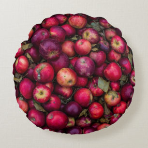 Coussins Ronds lot de pommes rouges