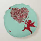 Coussins Ronds Love & Romance - Saint Valentin (Dos)