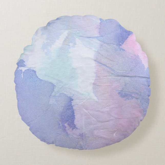 Coussins Ronds Lumières du nord II (Devant)