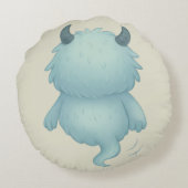 Coussins Ronds Luna Kissen – La créature rêveuse de TDAH (Dos)