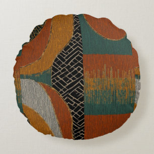 Coussins Ronds Luxe raffiné Ile des Caraïbes africaines