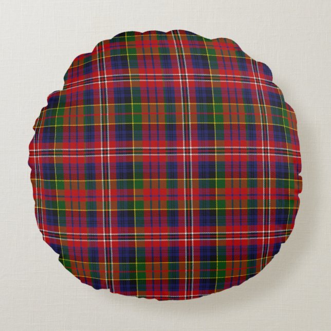 Coussins Ronds MacPherson Tartan Plaid (Devant)