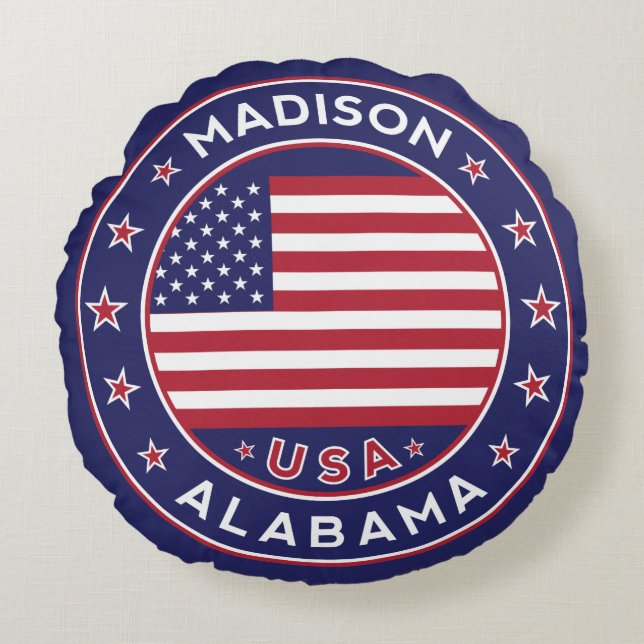 Coussins Ronds Madison, Alabama (Devant)