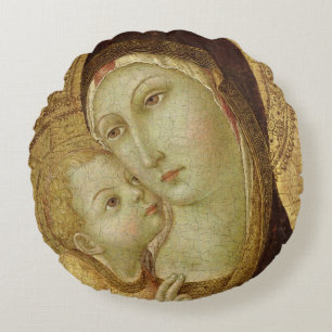 Coussins Ronds Madonna et enfant 2