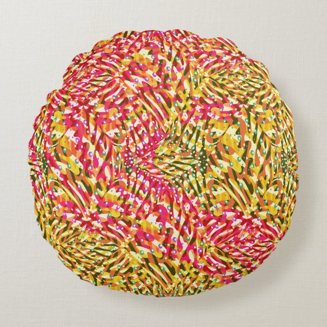 Coussins Ronds Magic Garden Whisper (Devant)