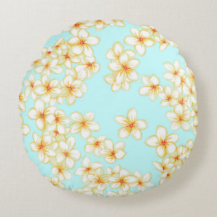 Coussins Ronds Magnifique conception florale botanique