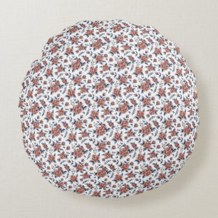 Coussins Ronds Magnifique conception florale botanique