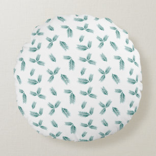 Coussins Ronds Magnifique conception florale botanique