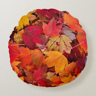 Coussins Ronds Magnifiques Feuilles d'érable