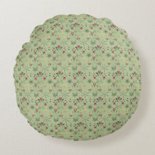 Coussins Ronds Maisonnettes De Papier Peint Victoriennes En Couss
