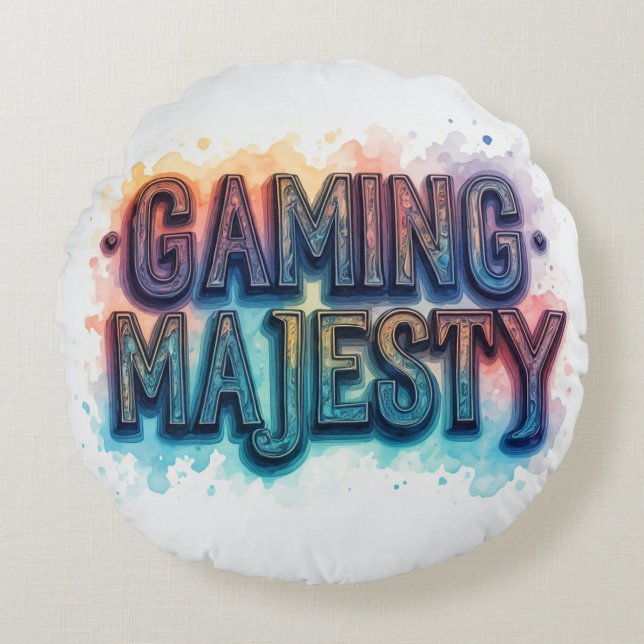Coussins Ronds Majesté du jeu (Devant)