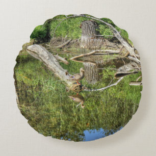 Coussins Ronds Mallard sur Pond
