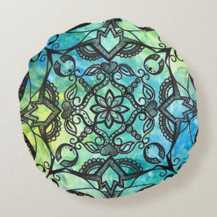Coussins Ronds Mandala