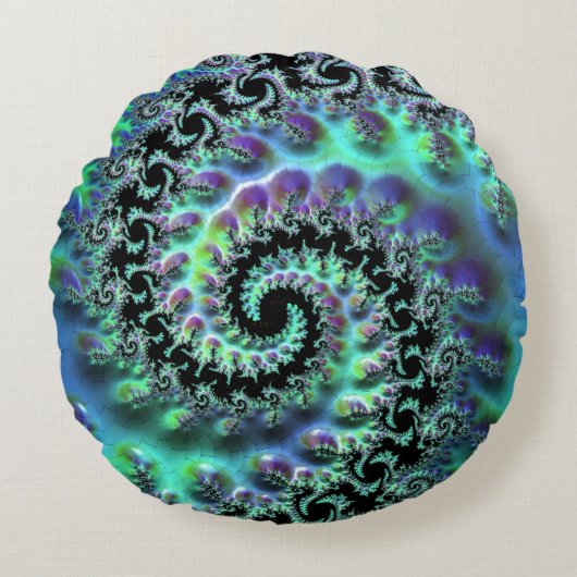 Coussins Ronds Mandelbrot Discovery Round Cushion (Devant)