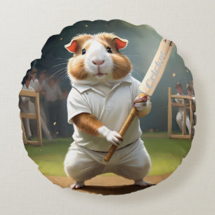 Coussins Ronds Manie de cricket : Le grand match des cochons d'In