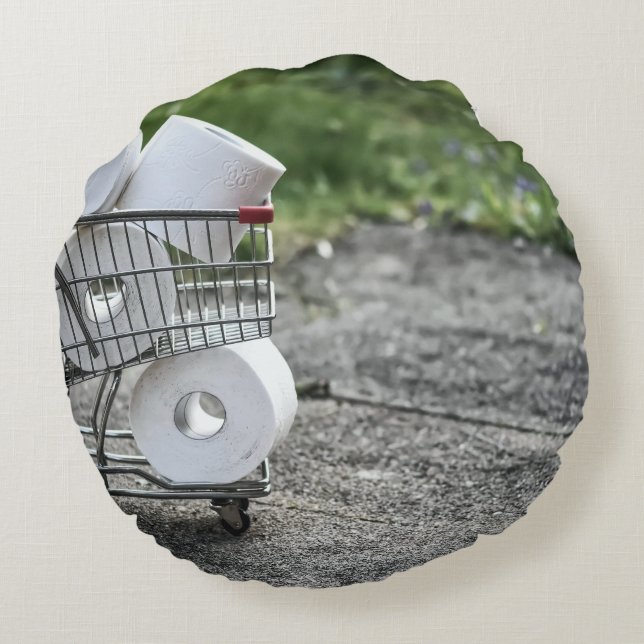 Coussins Ronds Masque de protection contre le virus Corona (Dos)