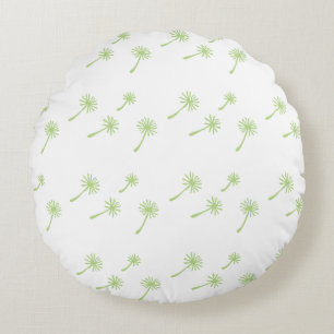 Coussins Ronds Mauvaises herbes arrivent mignon cynique pissenlit