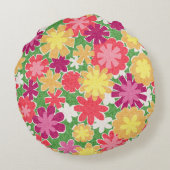 Coussins Ronds Mélange floral (Dos)
