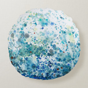 Coussins Ronds Mer Speckée I