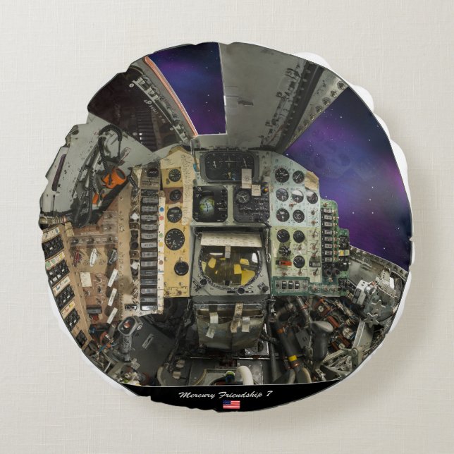 Coussins Ronds Mercury 7 cabin (Devant)