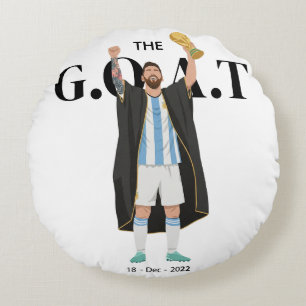 Coussins Ronds Messi champion de la Coupe du Monde