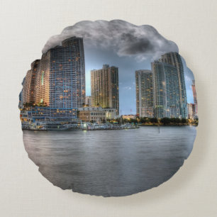 Coussins Ronds Miami, la Floride