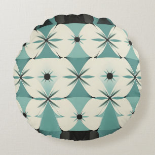 Coussins Ronds Mid Century Moderne MCM Atomique Vintage des année