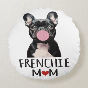 Coussins Ronds Mignon bouledogue français